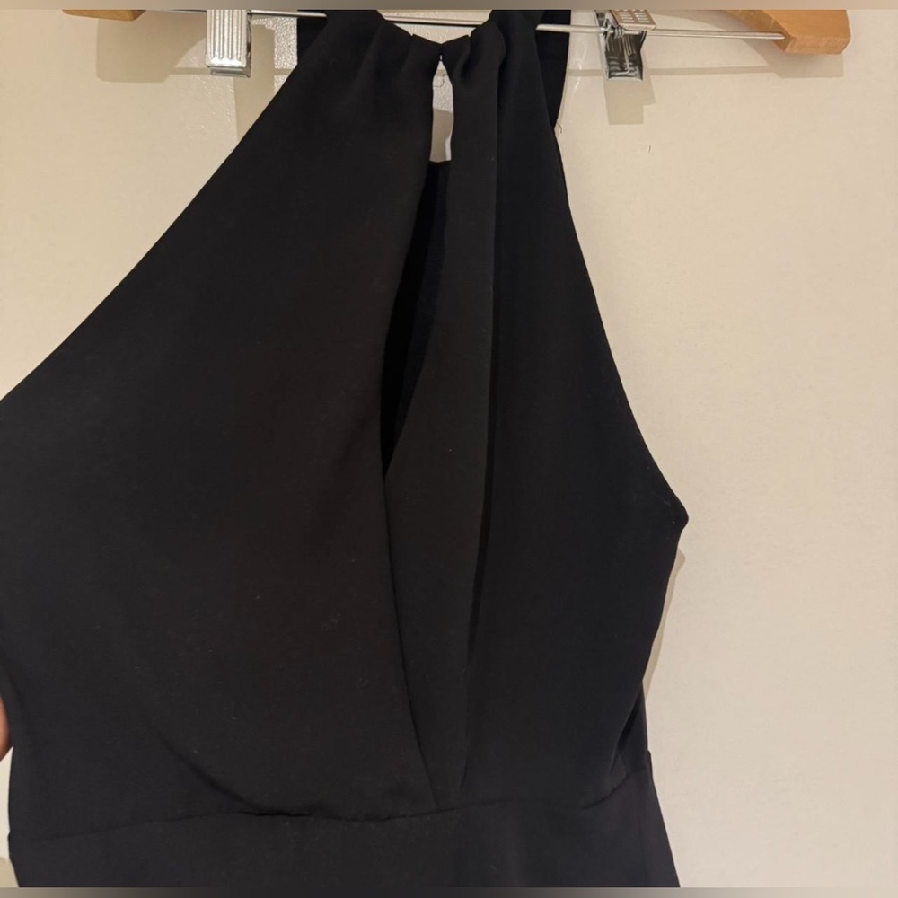 Halter Black Mini Dress